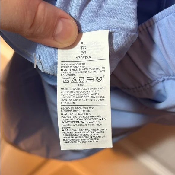 Old Navy Mid-Rise StretchTech Run Shorts -- 3-inch inseam size XL Peri Heir - Picture 5 of 5